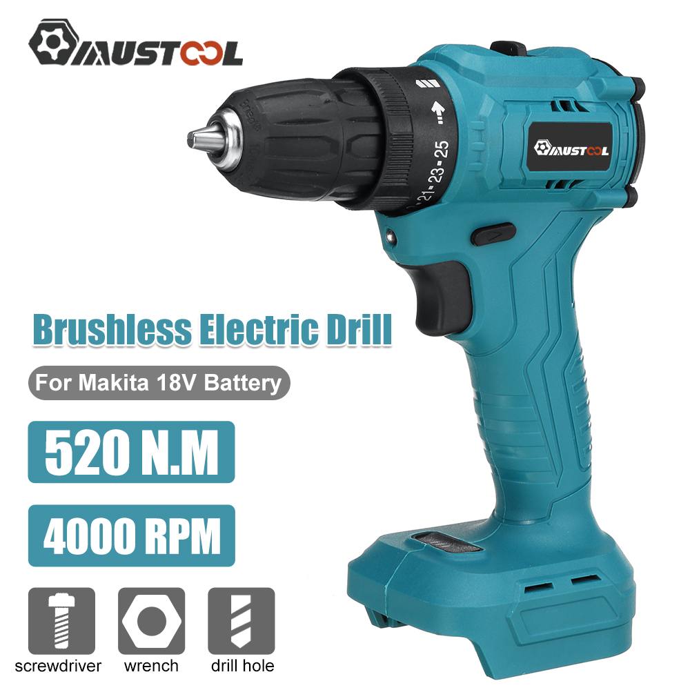 MUSTOOL 3 in 1 Cordless Electric Impact Drill 10mm..
